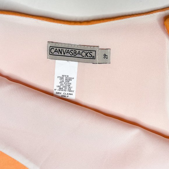 🌼 Y2K Tiered Orange Yellow Midi Slip Skirt - Picture 6 of 6